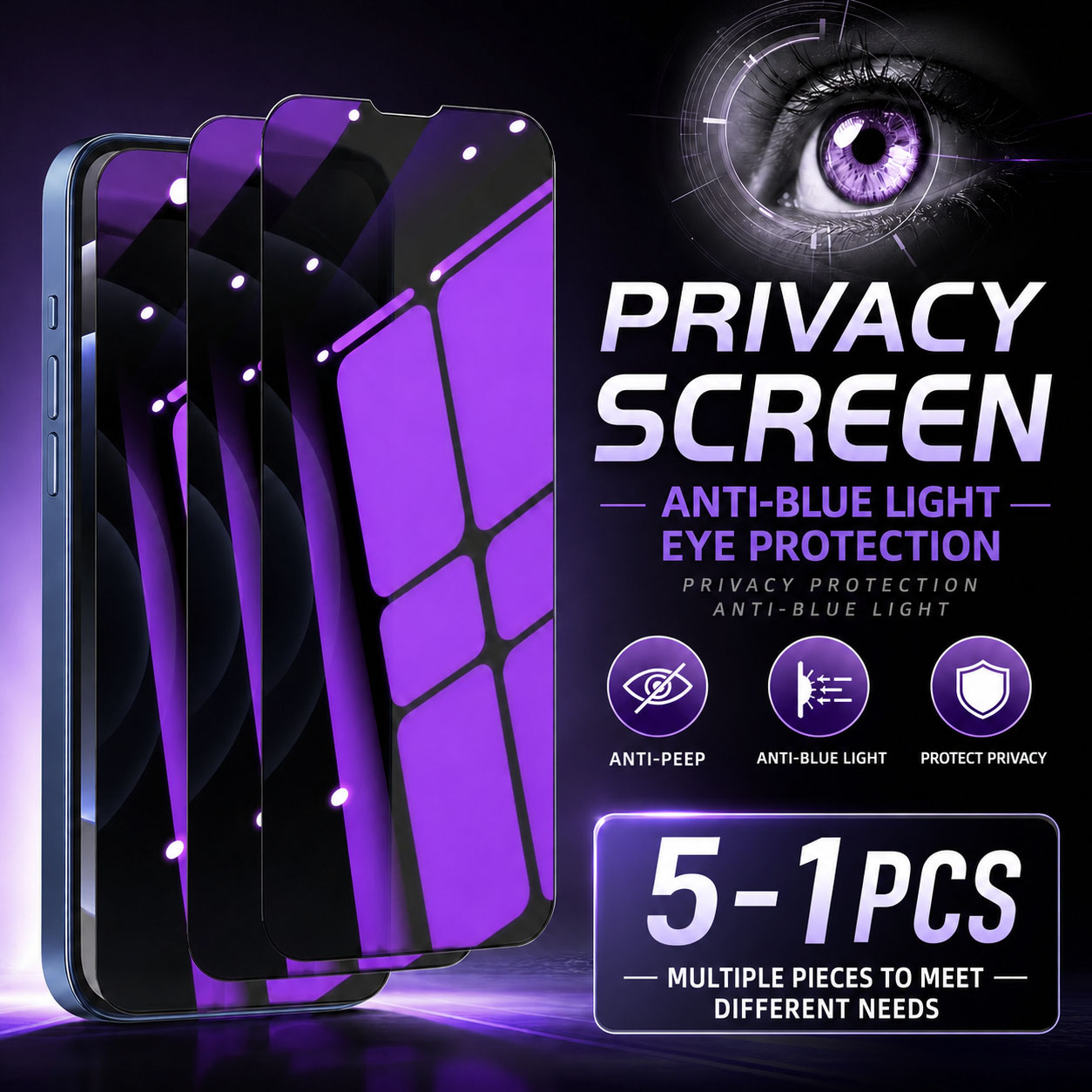 Matte Anti Glare Screen - 1-5 Pcs Film Keramik Lembut Anti