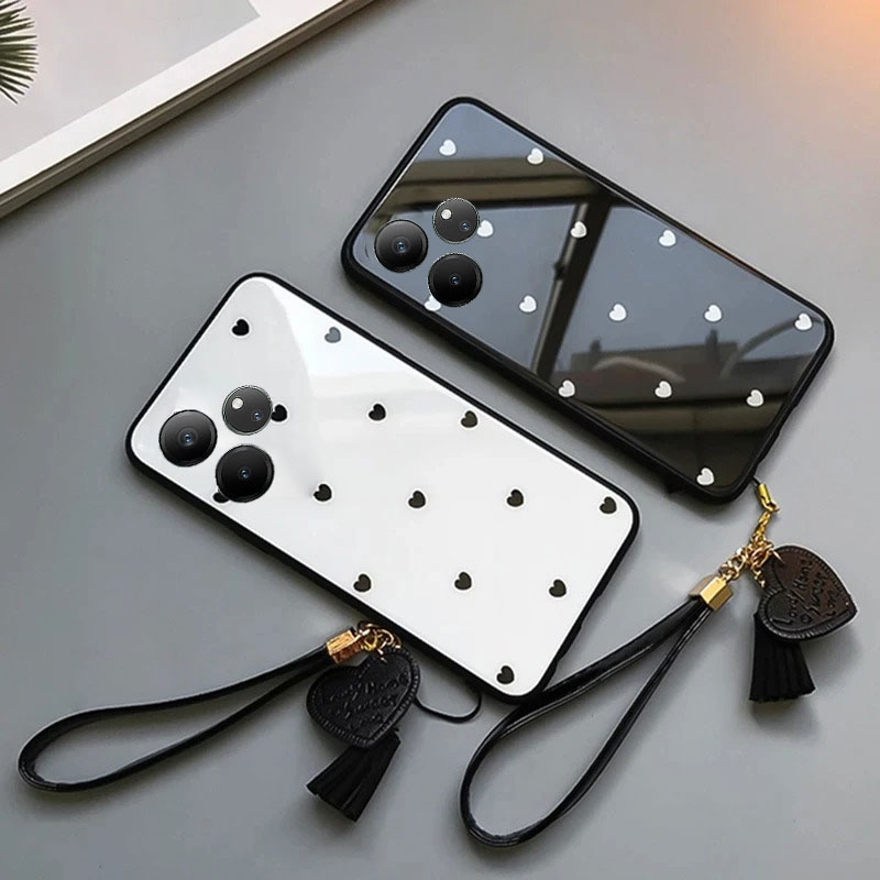 Realme Gt 6 - Casing anti guncangan hati cinta kecil,
